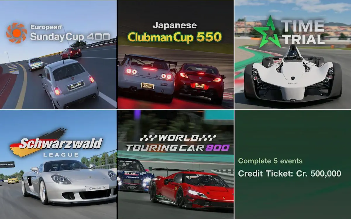 Gran Turismo 7 Weekly Challenges: August 7, 2026