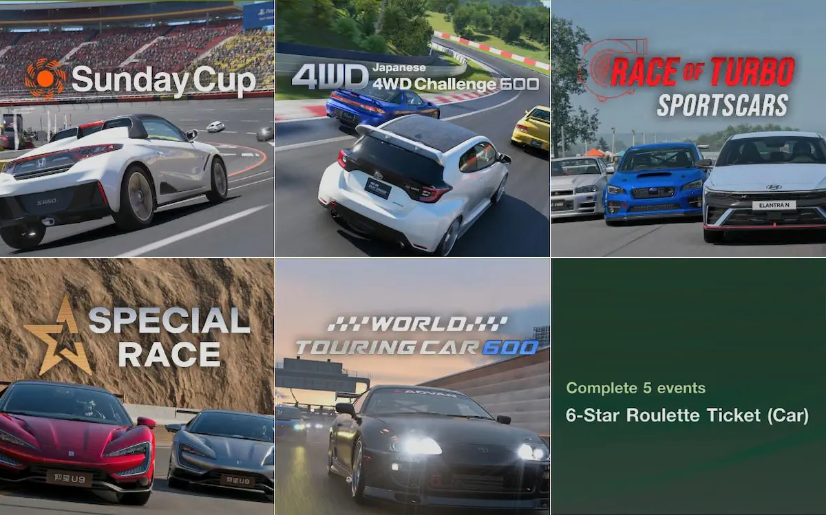 Gran Turismo 7 Weekly Challenges: August 14, 2026