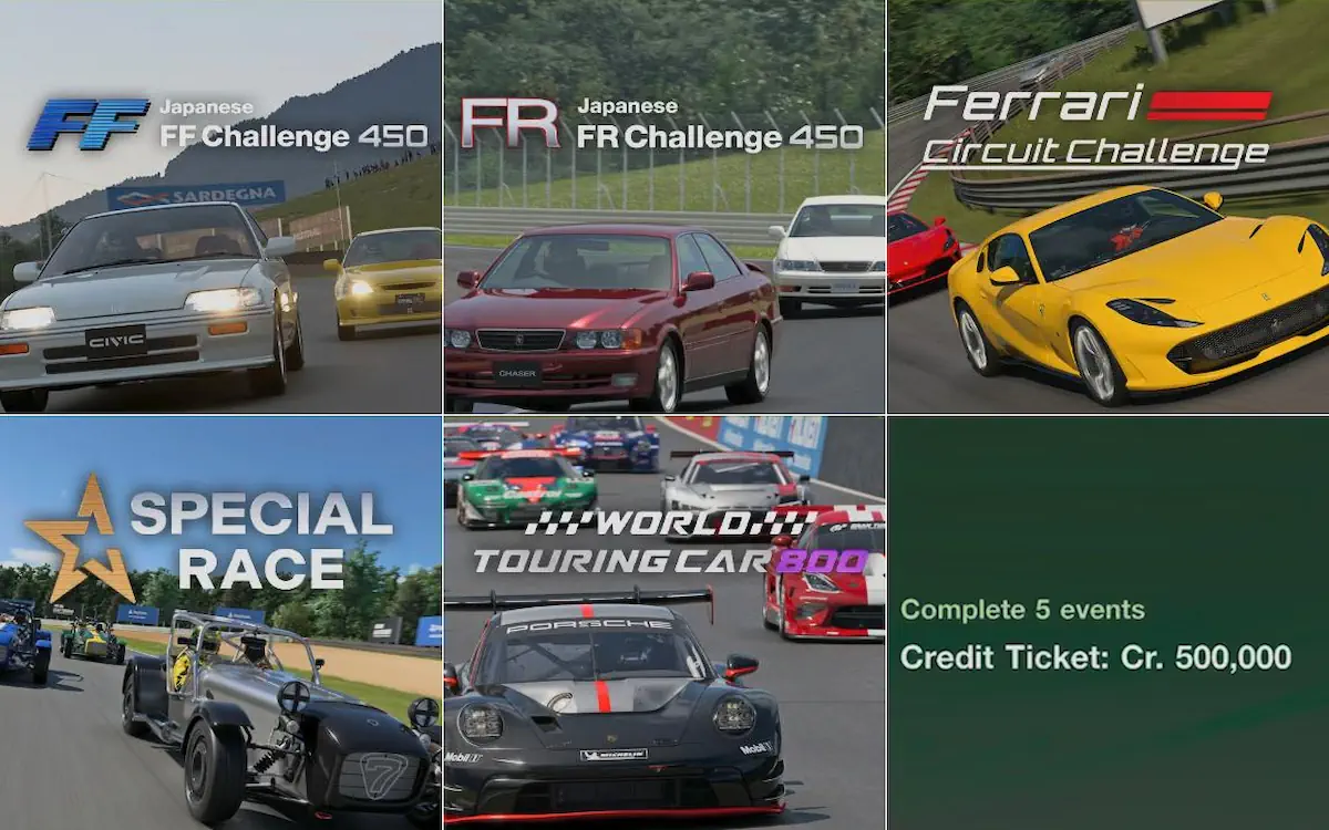 Gran Turismo 7 Weekly Challenges: August 28, 2026