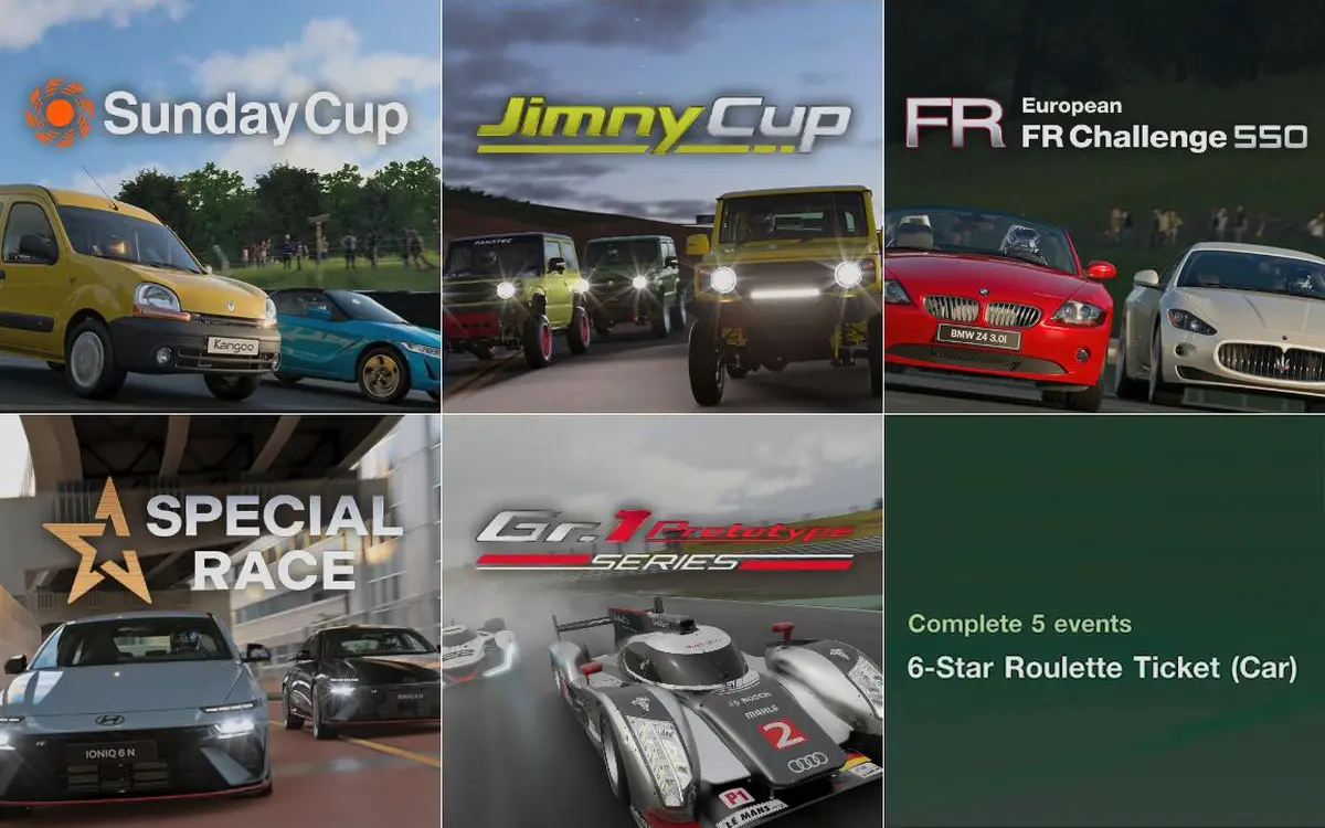 Gran Turismo 7 Weekly Challenges: October 9, 2026