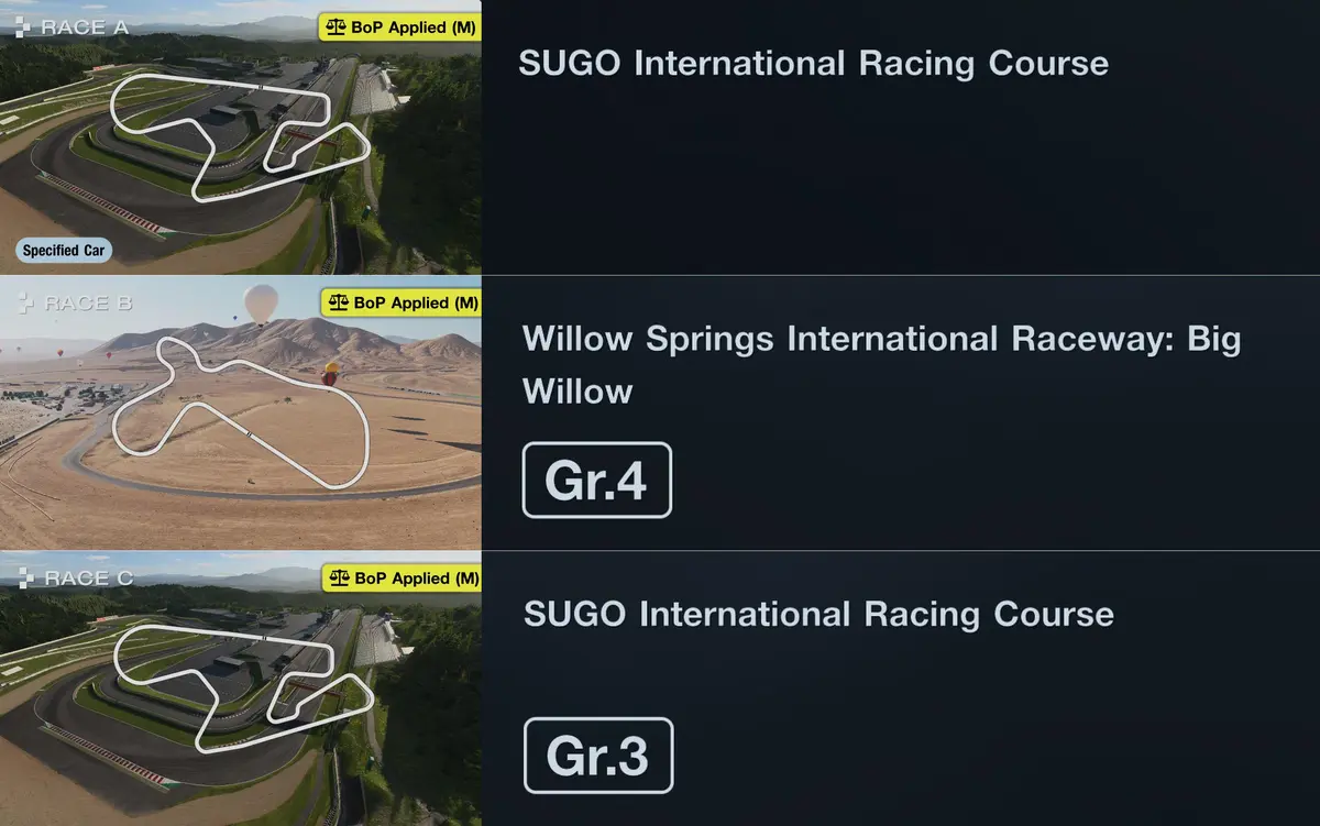 Gran Turismo 7 Daily Races: October 26, 2026