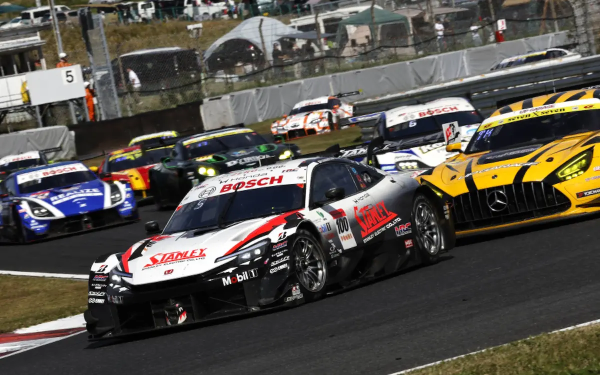 Super GT: STANLEY HRC PRELUDE-GT Wins Endurance Thriller at Autopolis