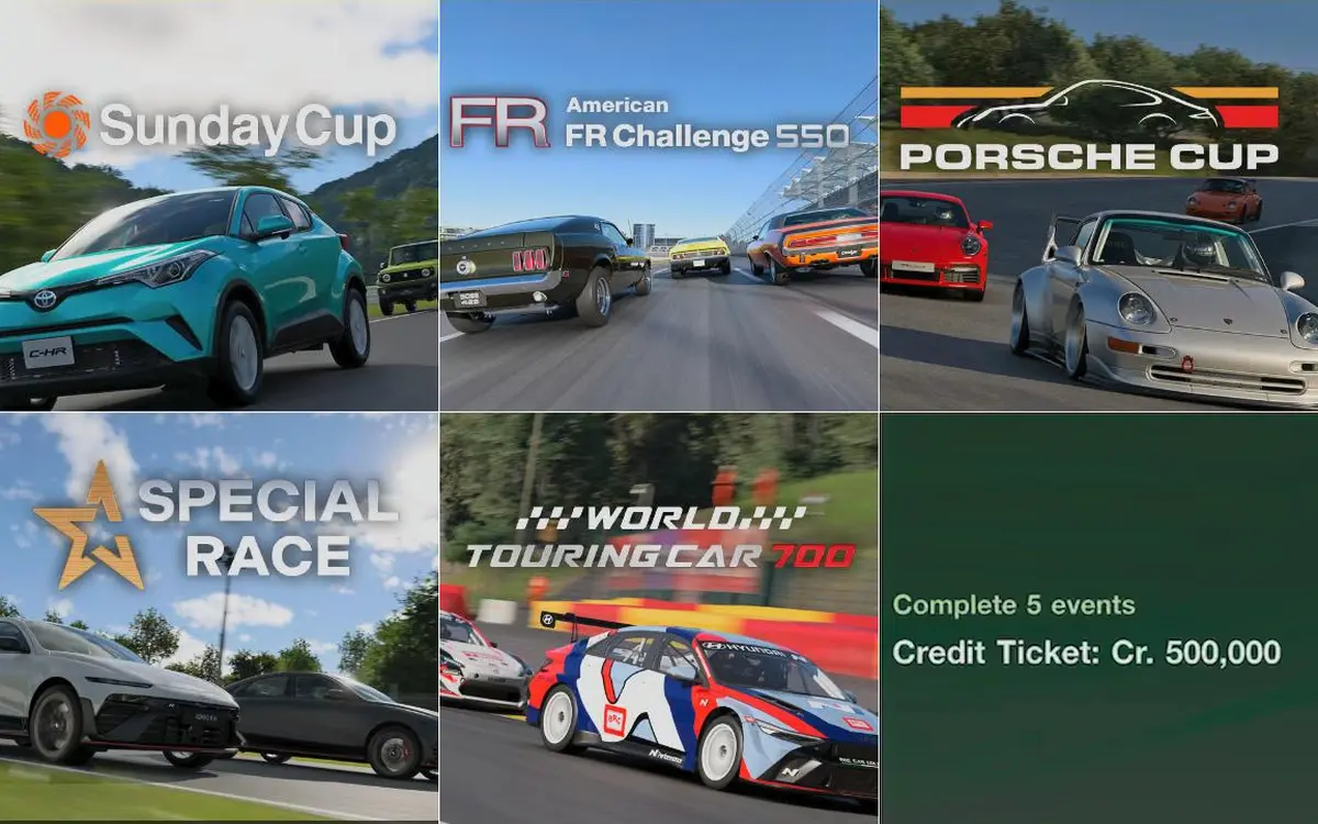 Gran Turismo 7 Weekly Challenges: September 11, 2026